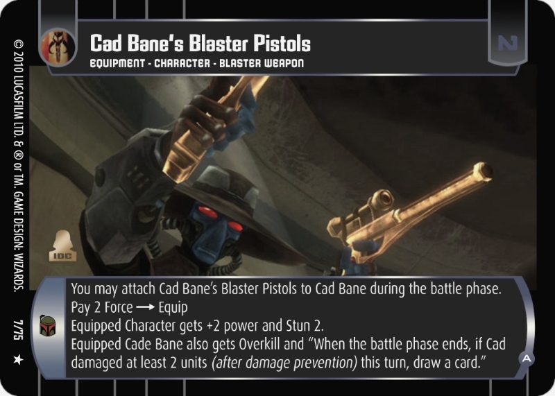 Cad Bane's Blaster Pistols (A)