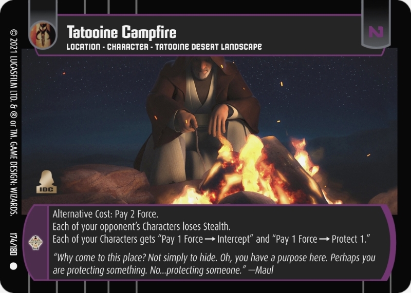 Tatooine Campfire