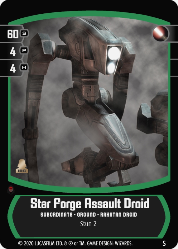 Star Forge Assault Droid