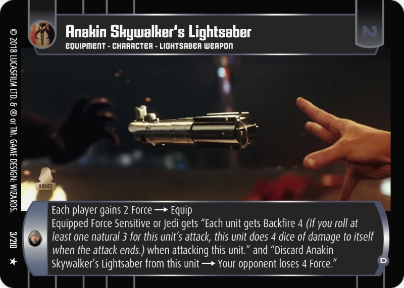 Anakin Skywalker's Lightsaber (D)