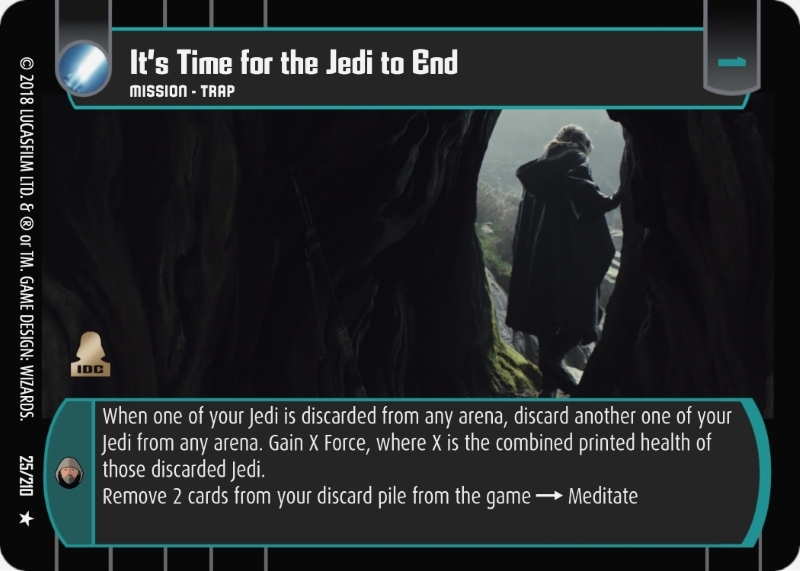 It's Time for the Jedi to End