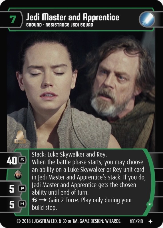 Jedi Master and Apprentice (F)