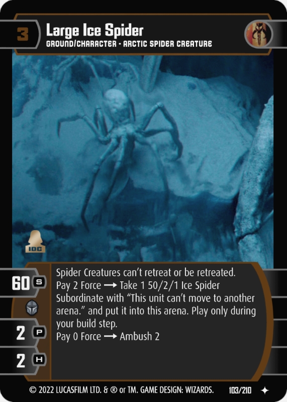 Large Ice Spider