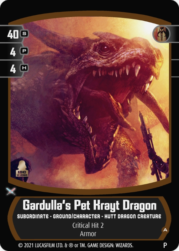 Gardulla's Pet Krayt Dragon (A)