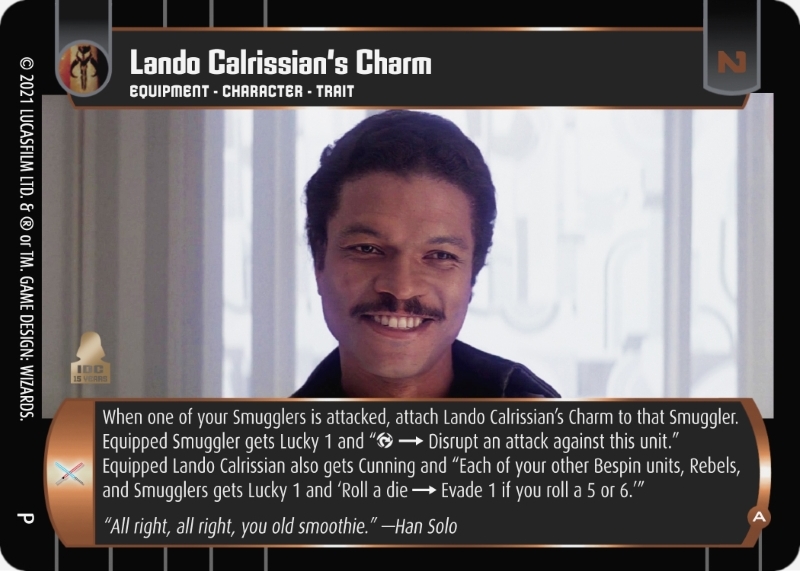 Lando Calrissian's Charm (A)