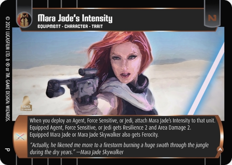 Mara Jade's Intensity (A)
