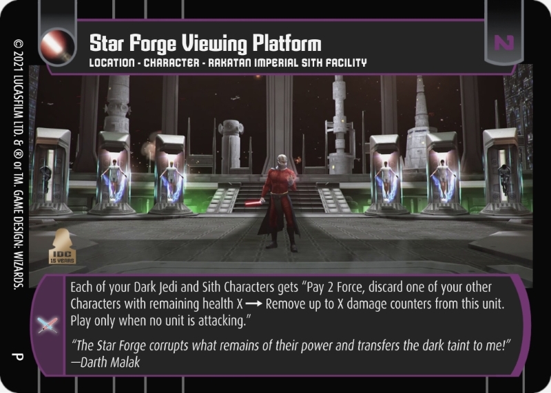 Star Forge Viewing Platform