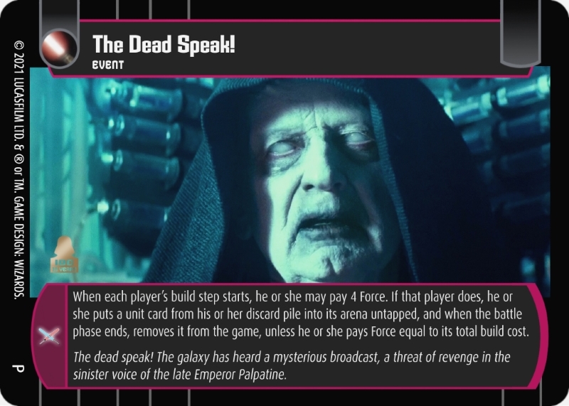The Dead Speak!