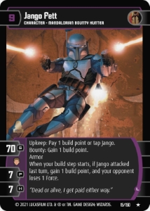 Jango Fett (L) Card - Star Wars Trading Card Game