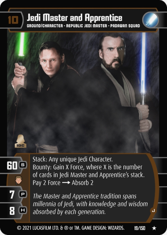 Jedi Master and Apprentice (J)