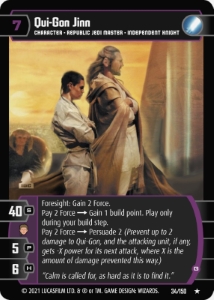 Qui-Gon Jinn Cards  Trading Card Database