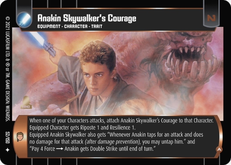 Anakin Skywalker's Courage (A)