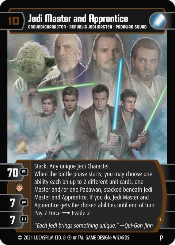 Jedi Master and Apprentice (I) (Promo)
