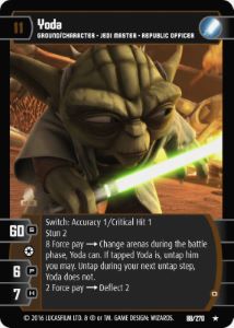 Yoda (O) Card - Star Wars Trading Card Game