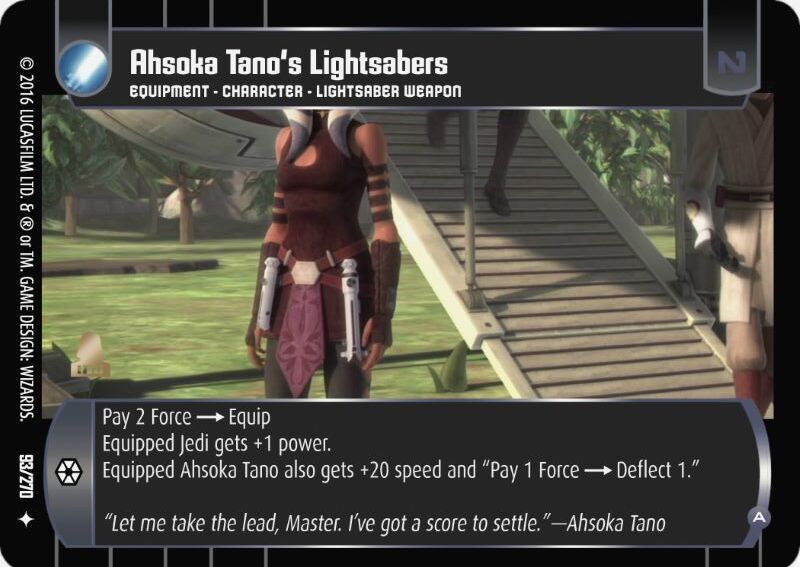Ahsoka Tano's Lightsabers (A)