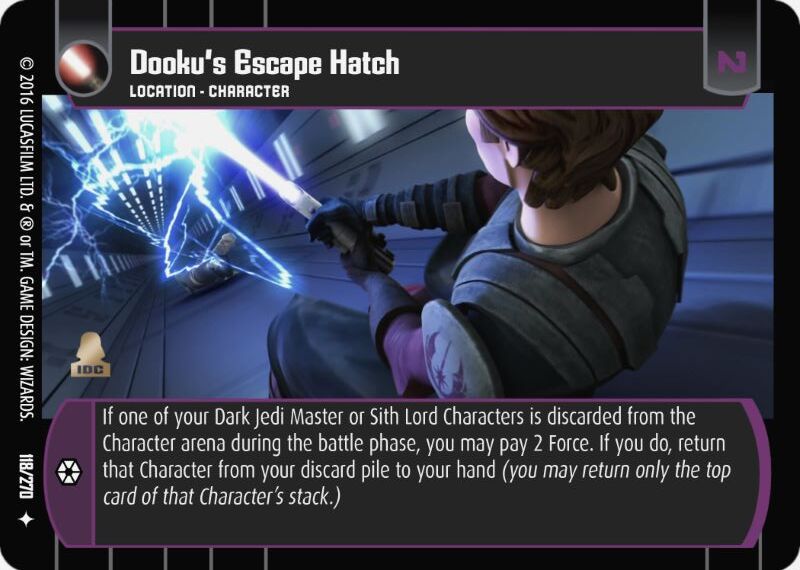 Dooku's Escape Hatch