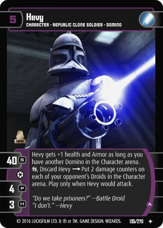 Hevy (A) Card - Star Wars Trading Card Game