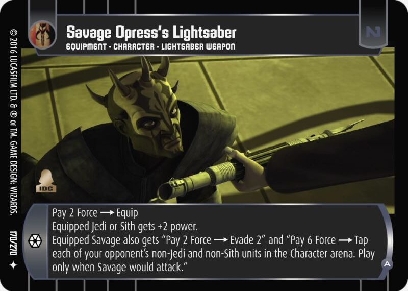 Savage Opress's Lightsaber (A)