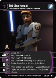 Obi-Wan Kenobi (U) Card - Star Wars Trading Card Game