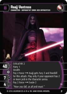Asaji Ventress (D) (Promo) Card - Star Wars Trading Card Game