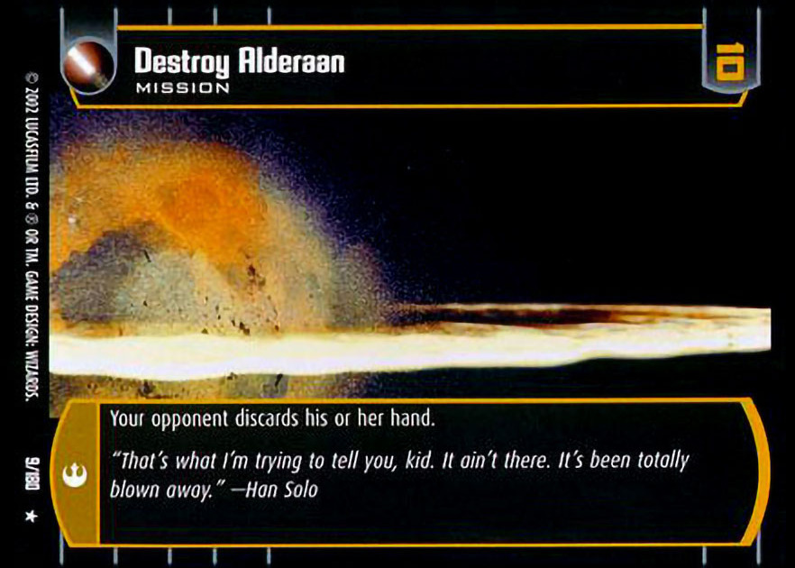 Destroy Alderaan