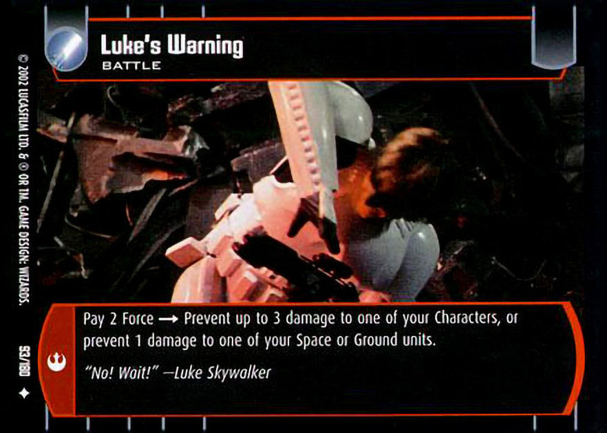 Luke's Warning