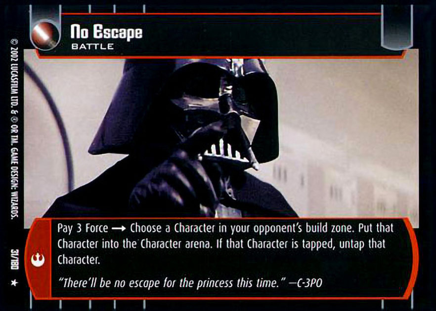 No Escape Card - Star Wars Trading Card Game