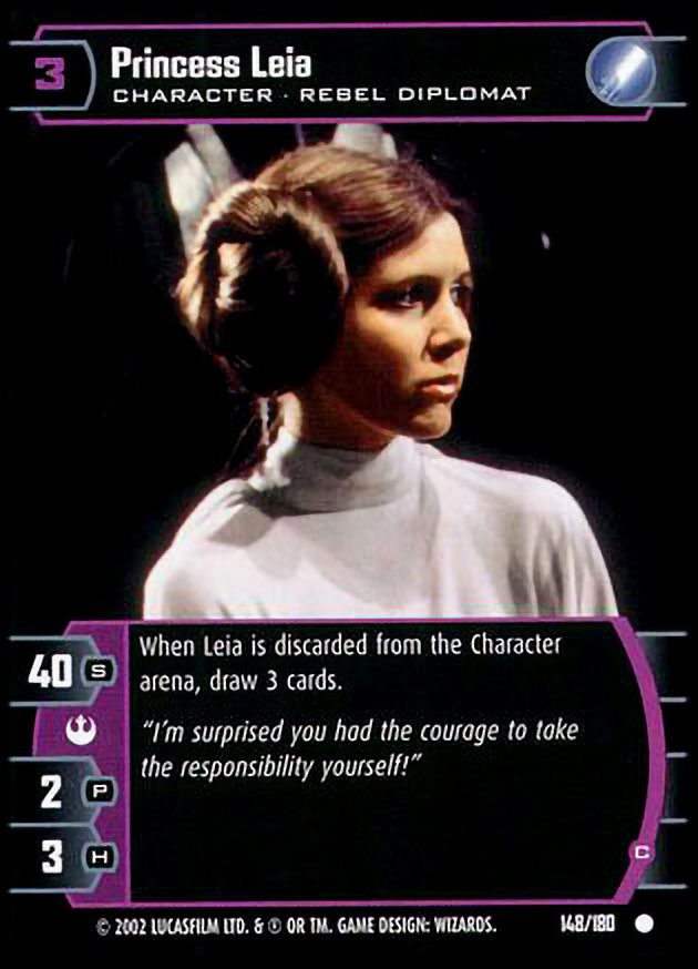 CARD STAR WARS 2002 LUCASFILM TRADING CARD GAME N°148/180 AS NEW WIZARDS 