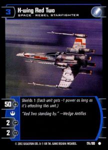 X-Wing Red Two Card - Star Wars Trading Card Game