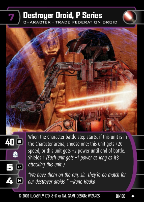 Destroyer Droid, P Series