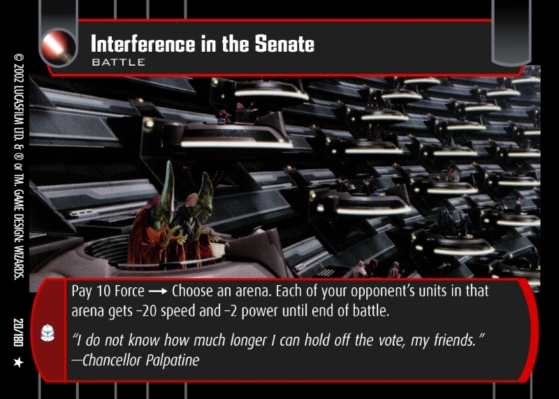 Interference in the Senate