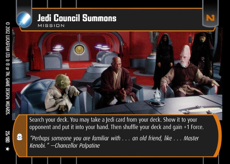 Jedi Council Summons