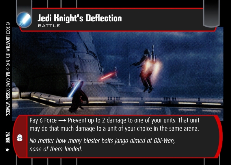 Jedi Knight's Deflection