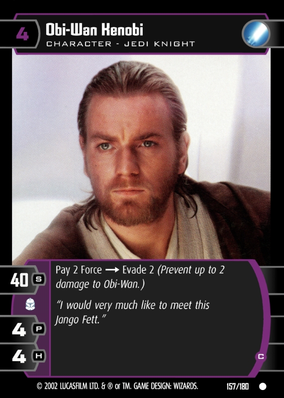 Obi-Wan Kenobi (F) Card - Star Wars Trading Card Game