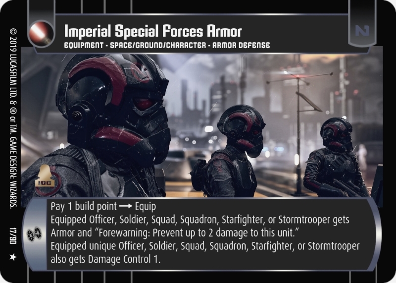 Imperial Special Forces Armor
