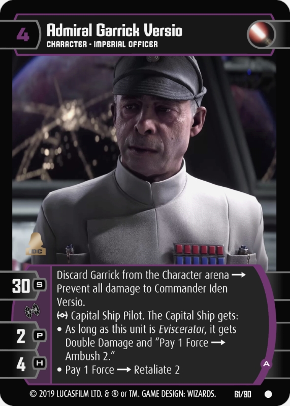 Admiral Garrick Versio (A)