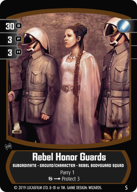 Rebel Honor Guards