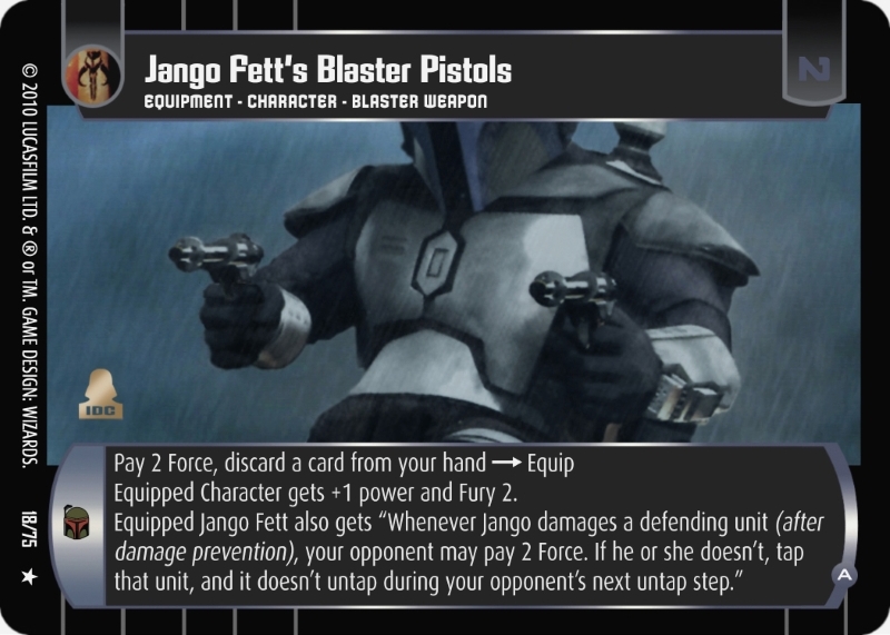 Jango Fett's Blaster Pistols (A)