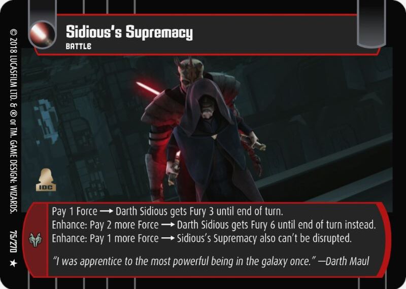 Sidious's Supremacy