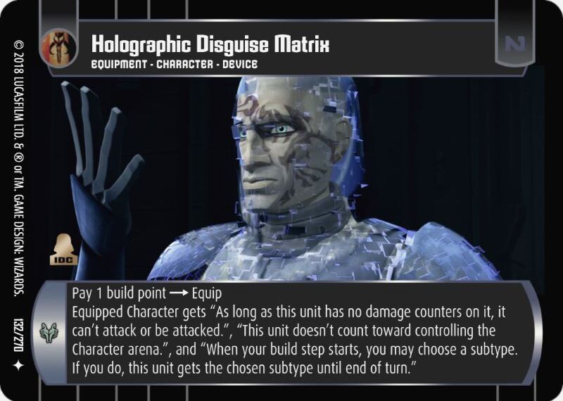 Holographic Disguise Matrix