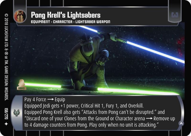 Pong Krell's Lightsabers (A)