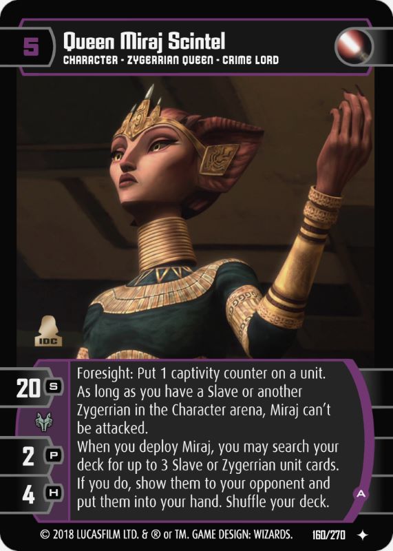 Queen Miraj Scintel (A)