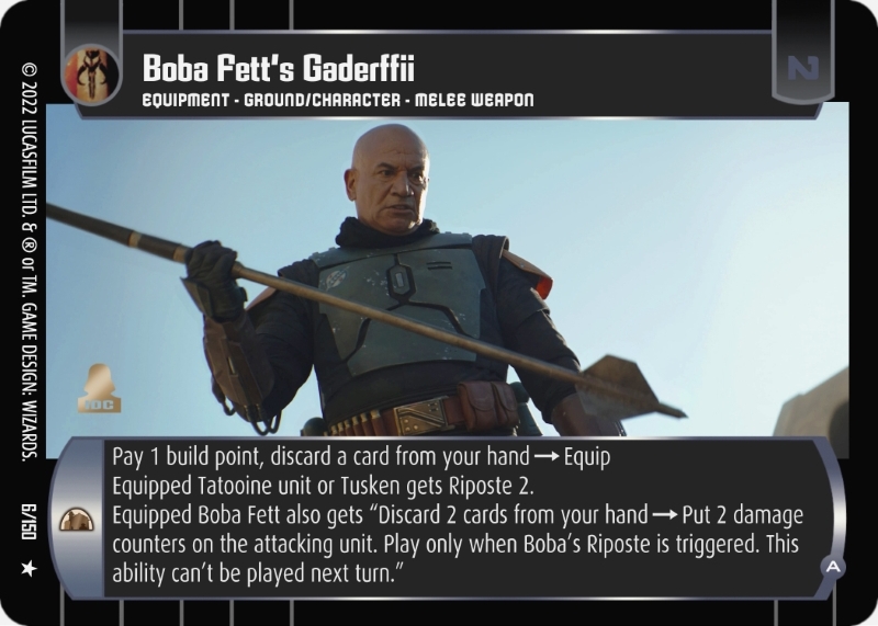 Boba Fett's Gaderffii (A)