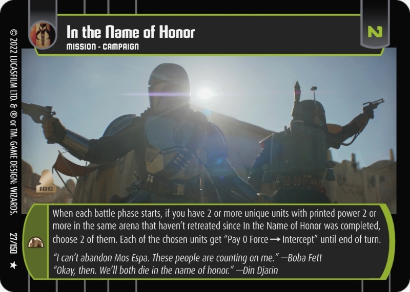In the Name of Honor