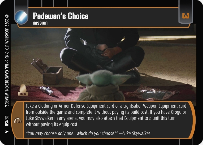 Padawan's Choice
