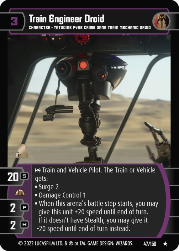 Train Engineer Droid