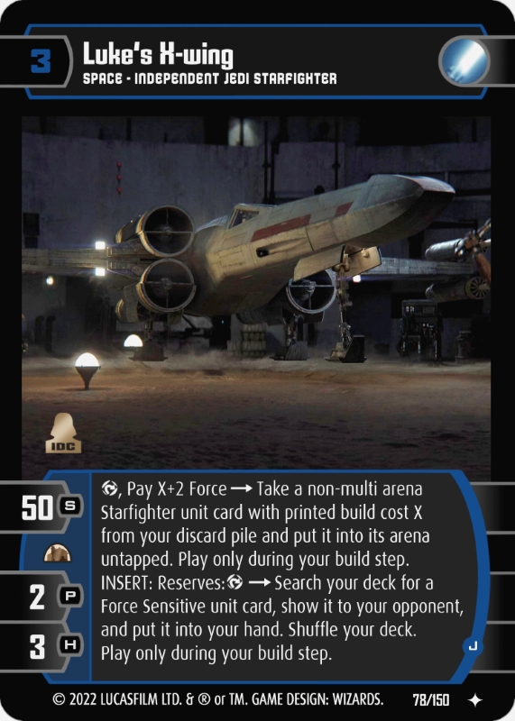 Luke's X-wing (J)