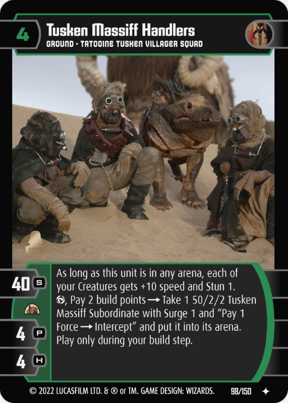 Tusken Massiff Handlers