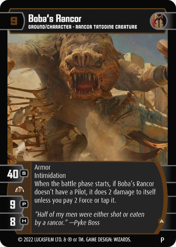 Boba's Rancor (A) (Promo)