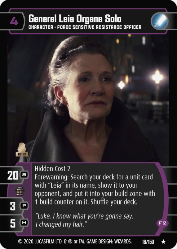 General Leia Organa Solo (F2)
